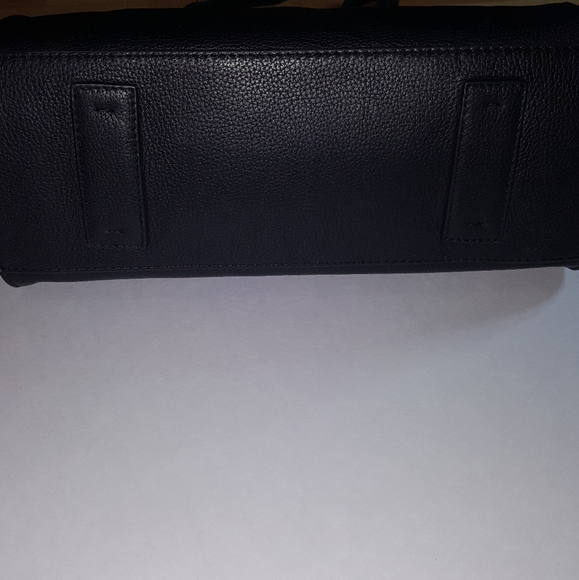 NWT Tahari Sienna Leather Tote Bag Black - Picture 10 of 14